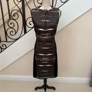 Artelier Nicole Miller 100% leather dress!